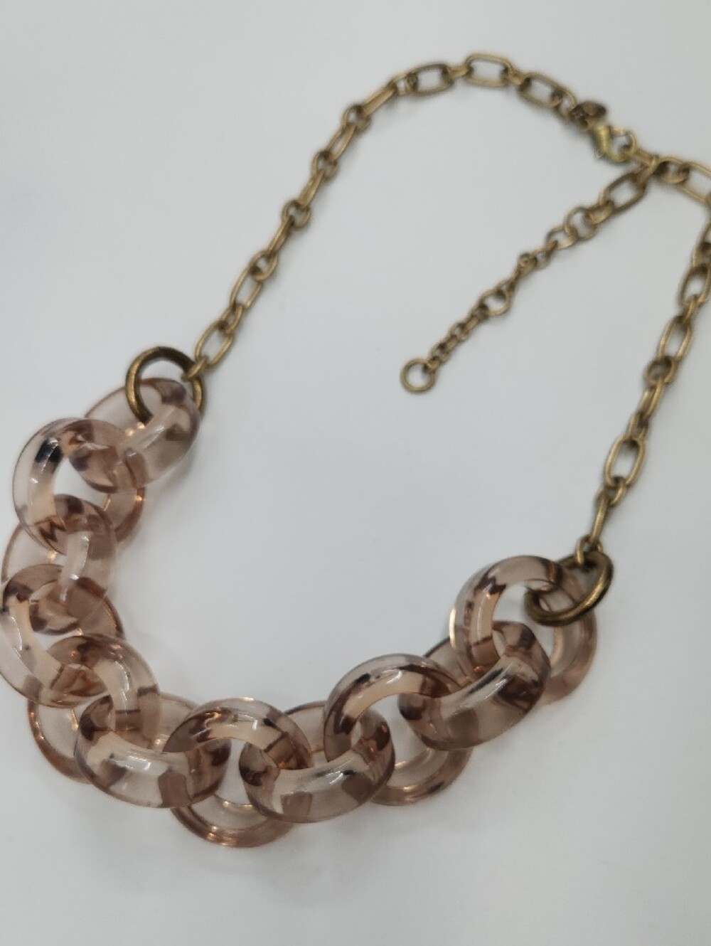 J. Crew Acrylic Link Statement Necklace - Picture 4 of 7